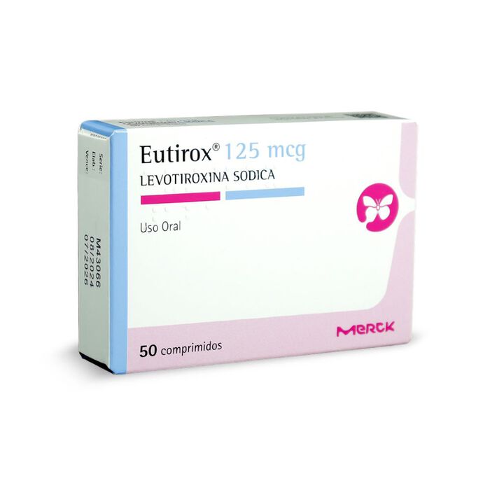 Eutirox 125 MCG X 50 COMP Merck