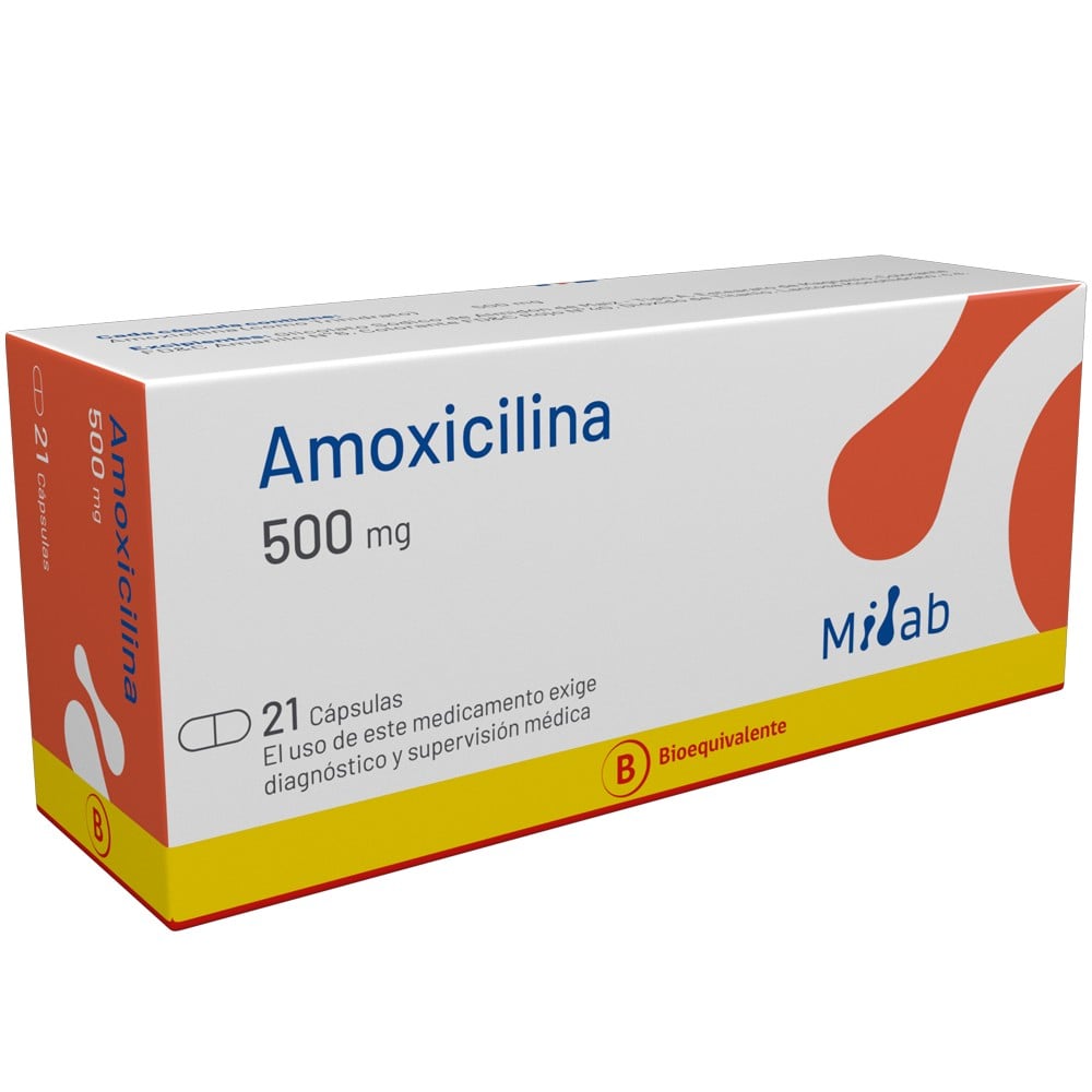 Amoxicilina 500 mg x 21 caps BE