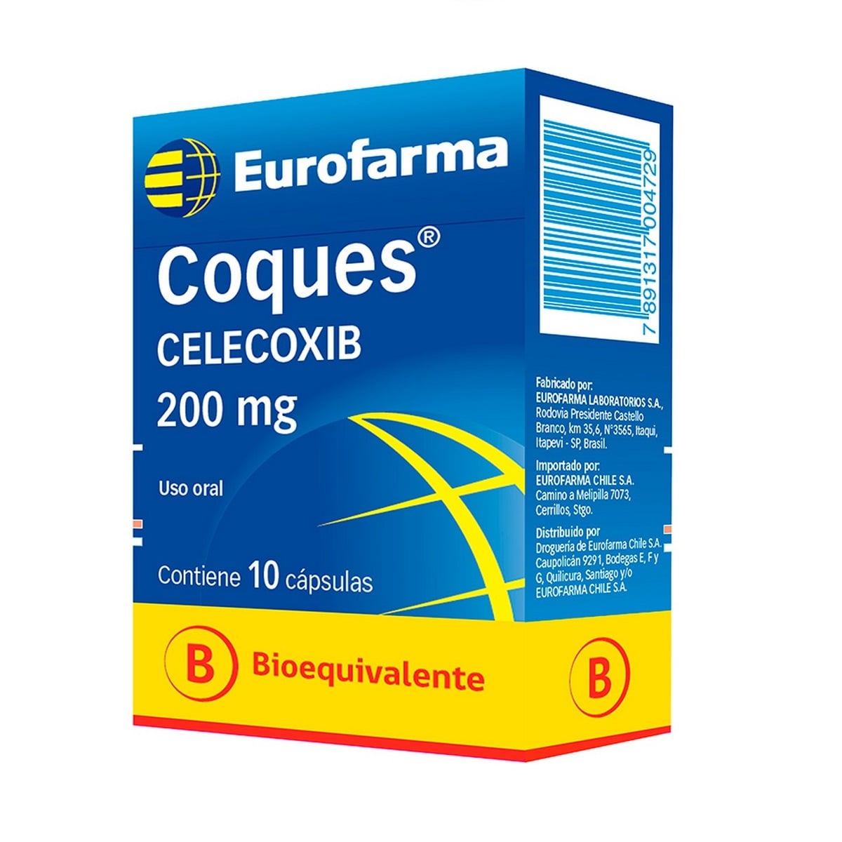 Celecoxib 200 mg x 10 Capsulas BE