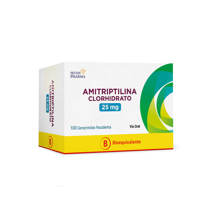 Amitriptilina 25 mg x 100 Com Lab Chile