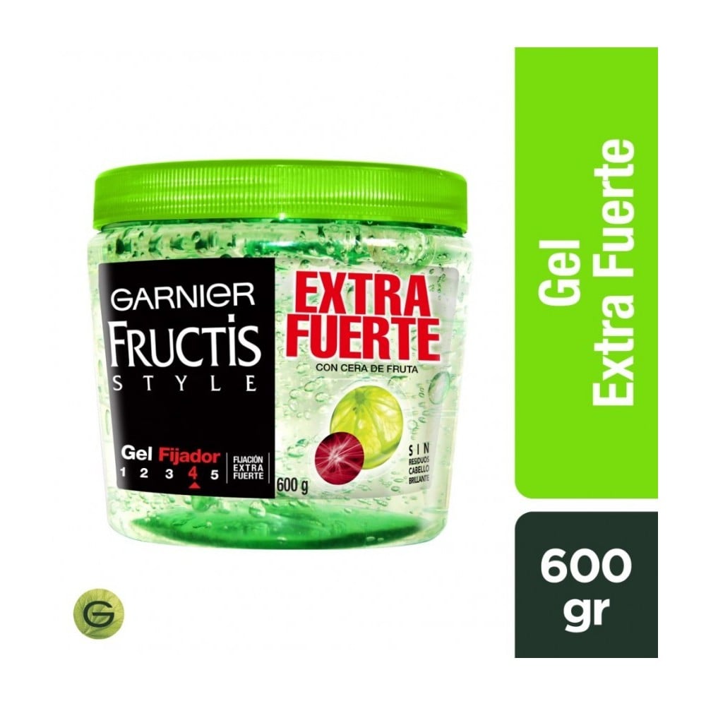 Gel cabello fructis extra fuerte 600 gramos